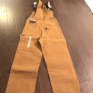 Carhartt Men's duck bib unlined